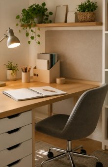 Как обустроить домашний уголок для спокойной учёбы