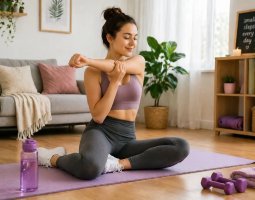 Домашний фитнес для начинающих без лишнего давления