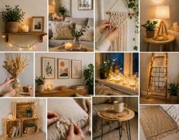 Уютный интерьер своими руками без перегруза и сложностей