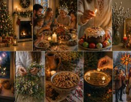 Домашние обычаи на праздники и их корни