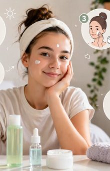 Базовый уход за кожей подростка без лишнего