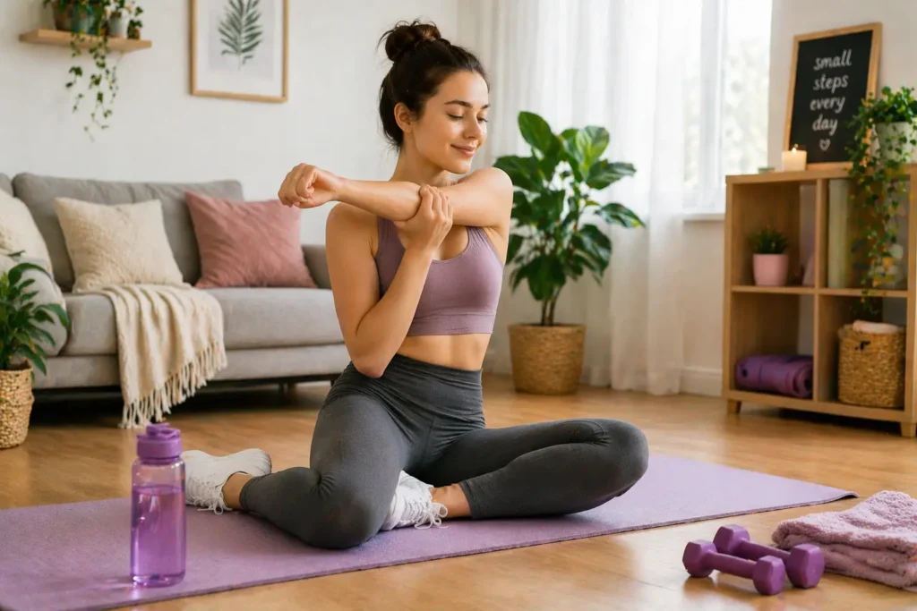 Домашний фитнес для начинающих без стресса