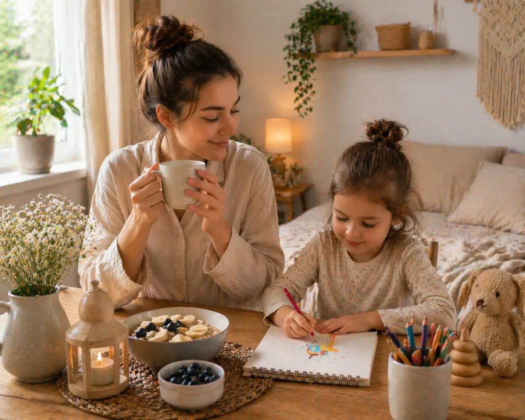 Спокойное утро с ребёнком: что помогает