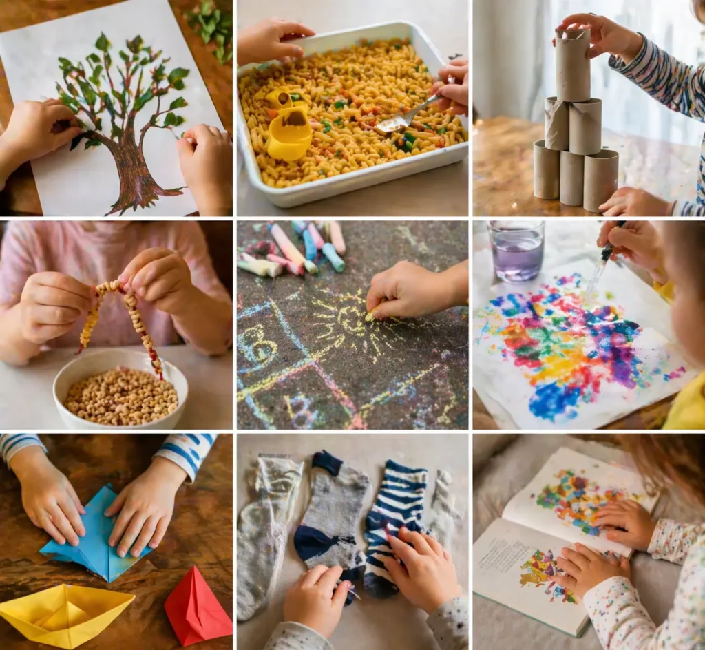 Простые занятия для ребёнка без дорогих наборов