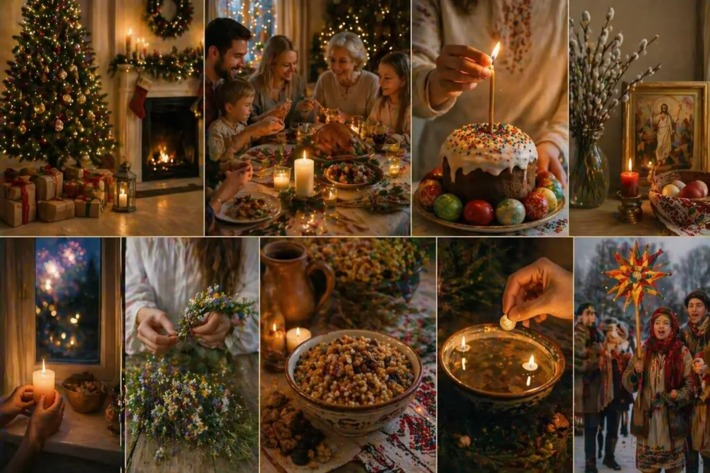 Домашние обычаи на праздники: откуда они пришли