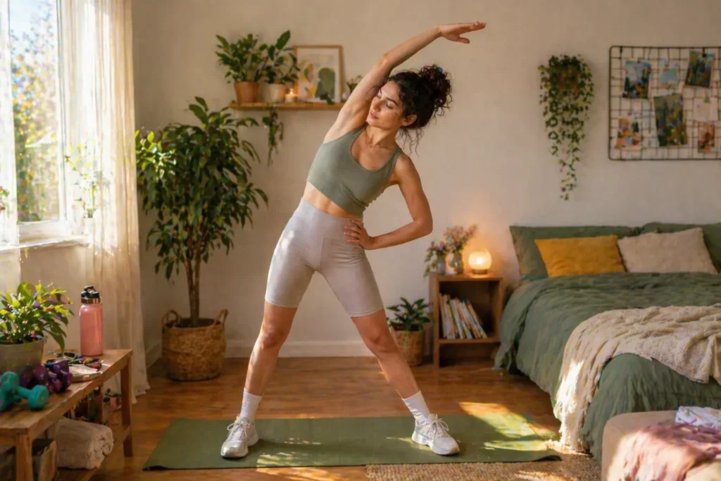 Простая зарядка на 10 минут утром