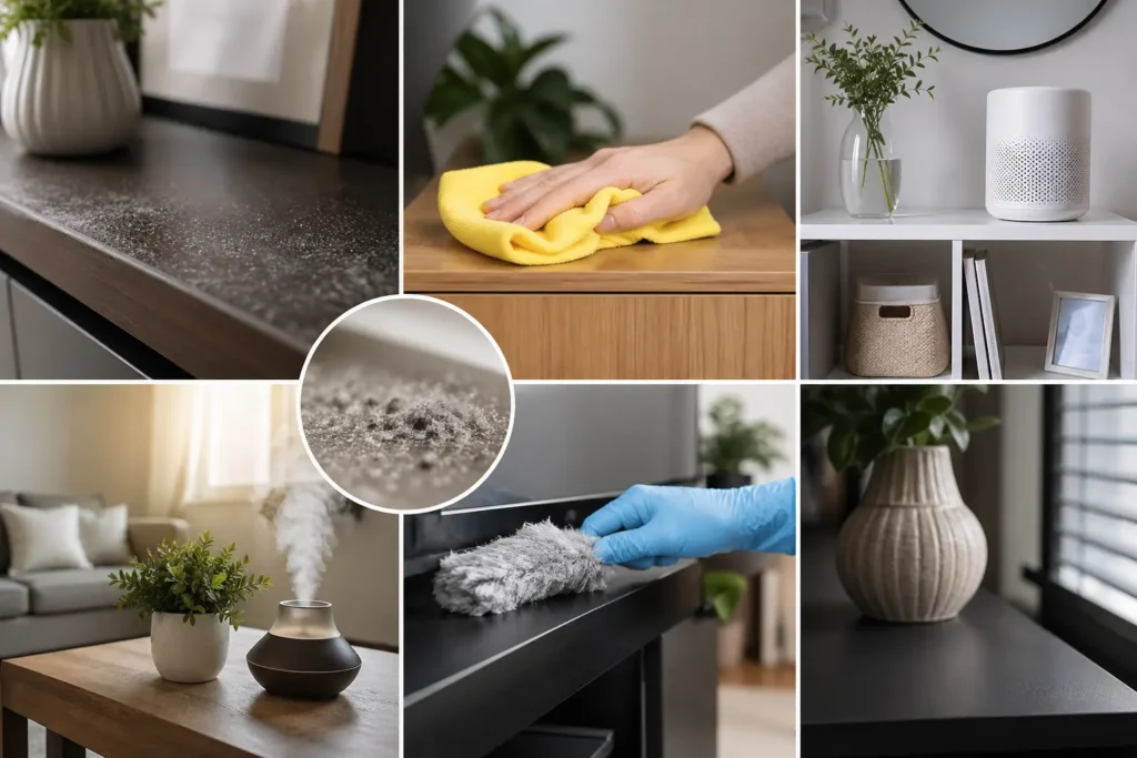 Пыль на мебели: что делать, чтобы она скапливалась медленнее