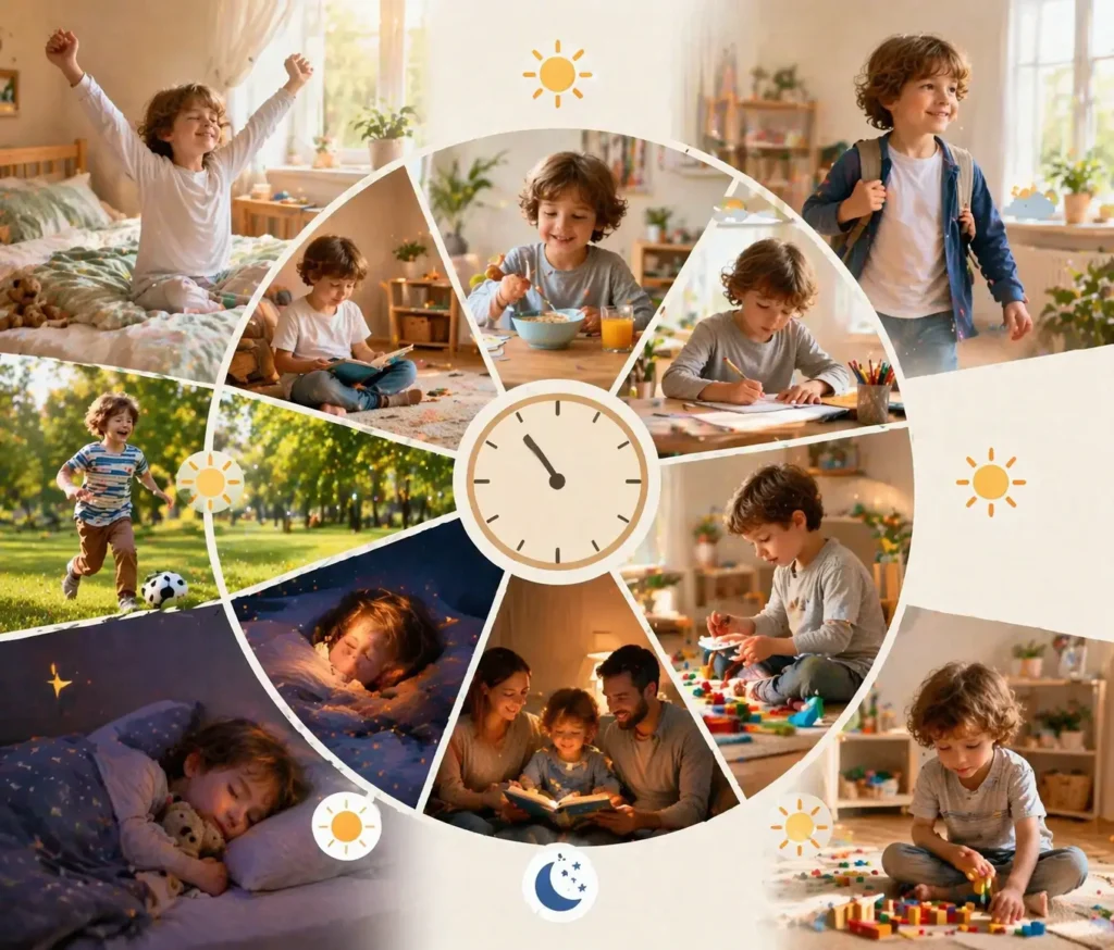 Режим дня ребёнка без жёстких правил