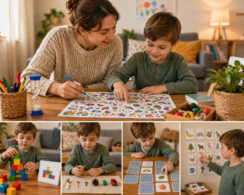 Игры для развития внимания дома